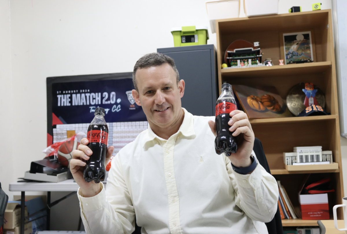 Dr. Nave holding his prized possessions.